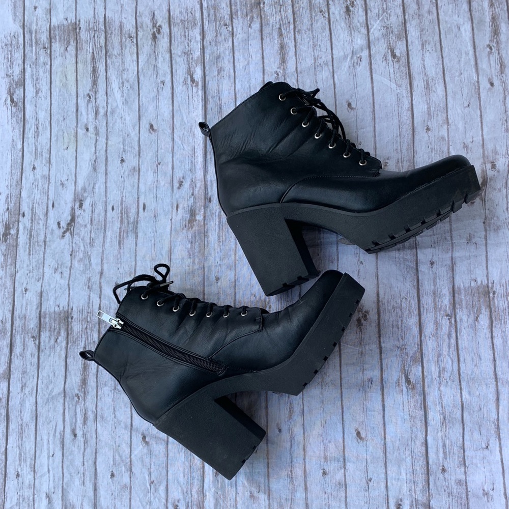 Black Platform Boots